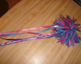 Abby Cadabby inspired Yarn Wand, Halloween costume, Birthday favors, Dress up, Gift idea