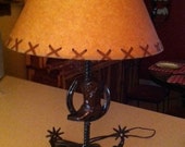 Table Lamp with Horseshoe...