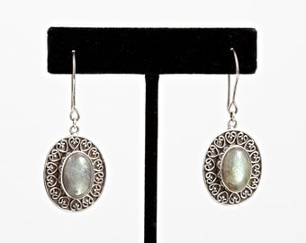 Labradorite 071 - Earrings - Sterling Silver