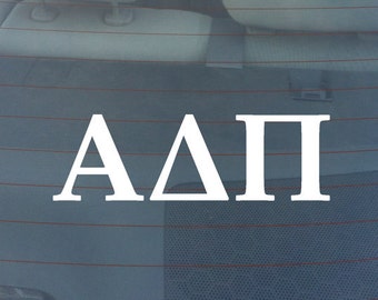Alpha Delta Pi Sorority Sticker Window Laptop Car Decal Vinyl Ipad Iphone 3" 6" 8"