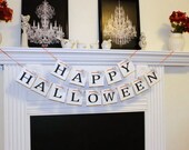 Happy Halloween Banner -Happy Halloween Garland -Halloween Sign- Halloween Party ,Any occasion Halloween Banner Il_170x135
