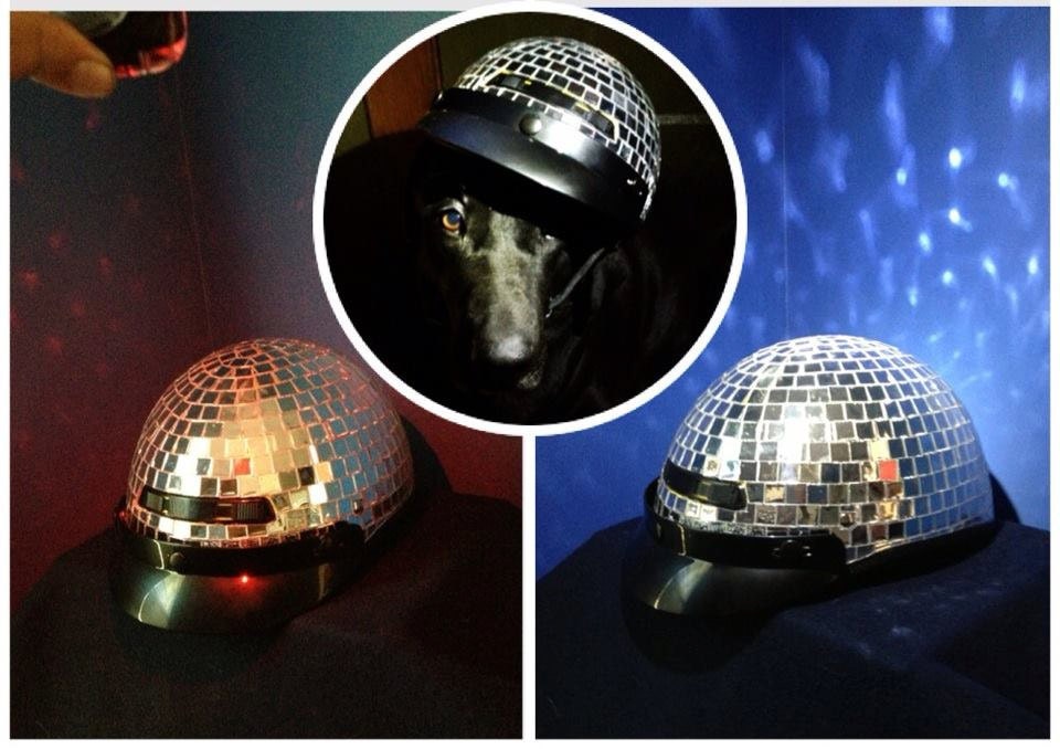 Disco Ball Helmet