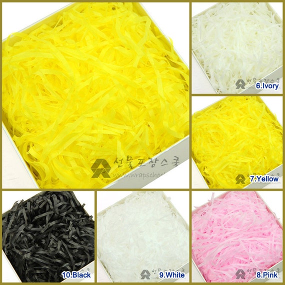 Tissue paper Shred Filler Stuffing 5 oz150g 10 different