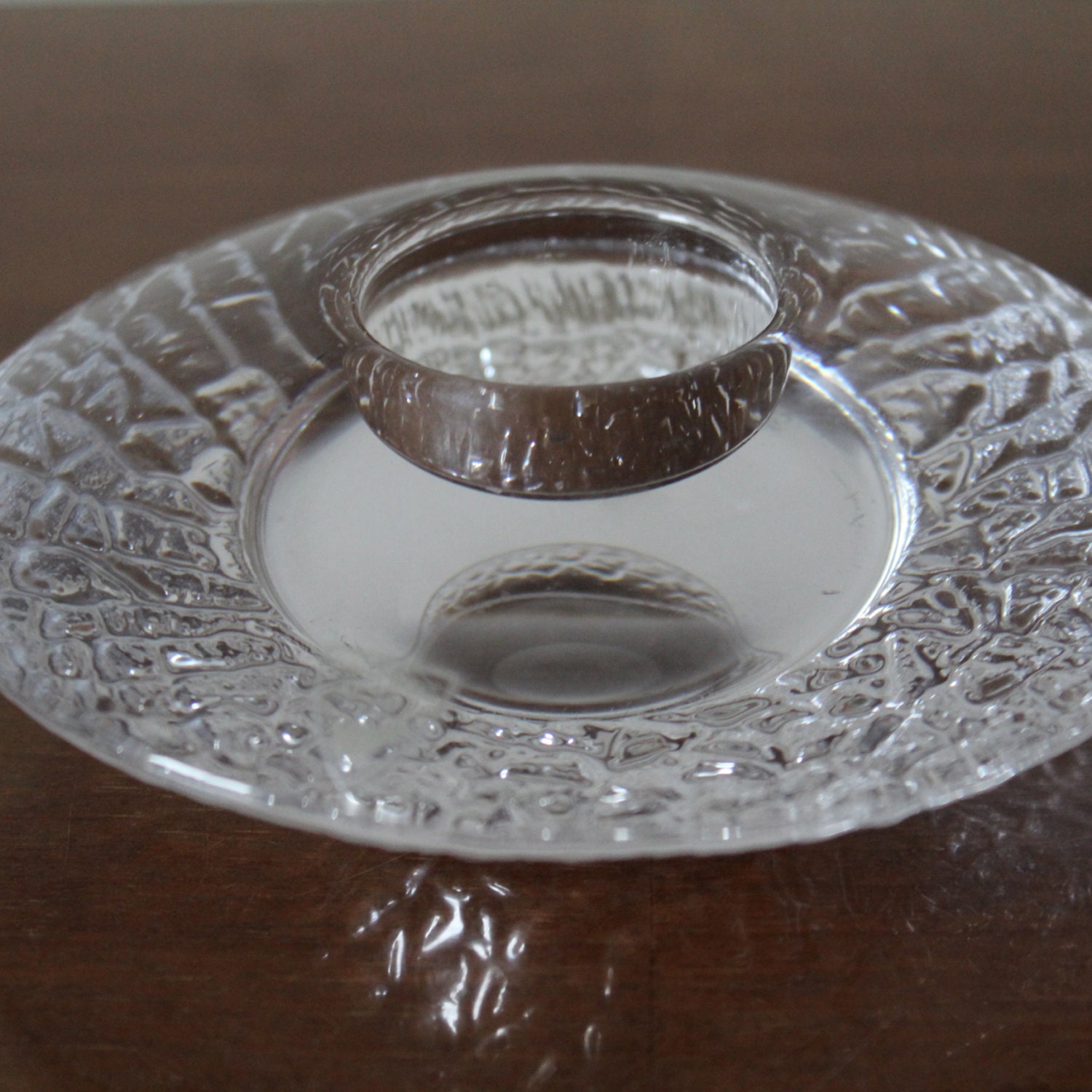 Orrefors Discus Candle holder/ votive by 20thCenturyParade on Etsy