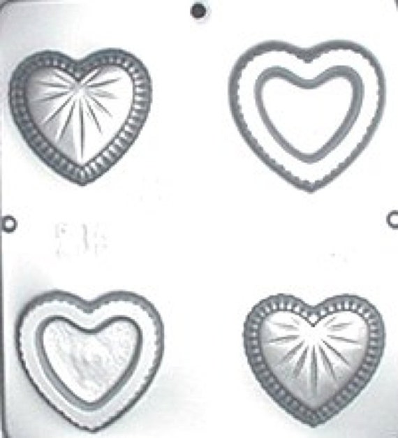 Heart Box Chocolate Candy Mold Valentines day / Wedding / Valentine 3048