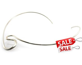 Silver Choker Nacklace Silver Collar Necklace Silver Necklace Brass Choker Necklace Brass Necklace Brass Collar Necklace 059