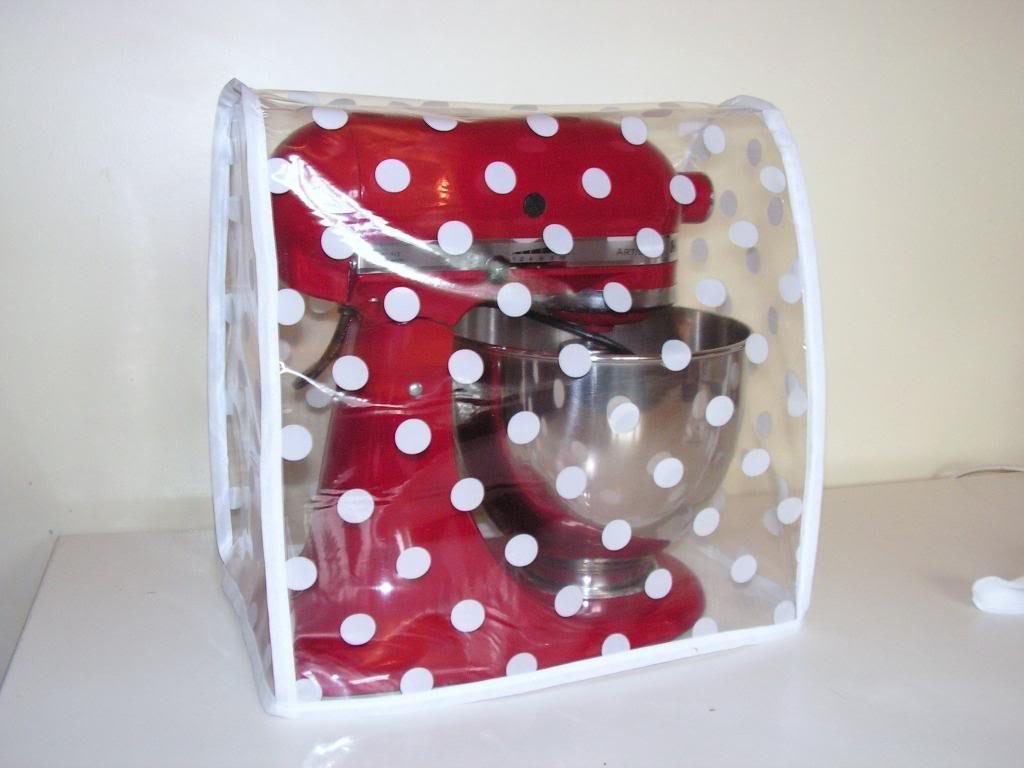 Polka Clear PVC Food Mixer Cover KMix Kitchen Aid