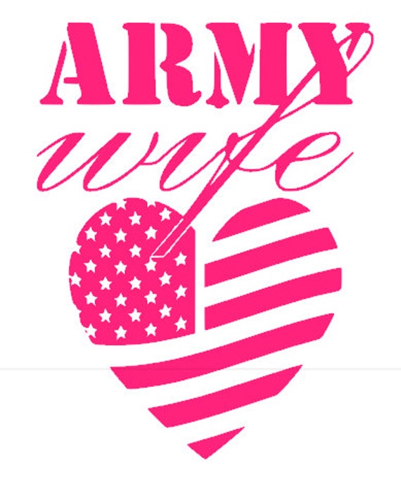 Download Army Wife Car Decal