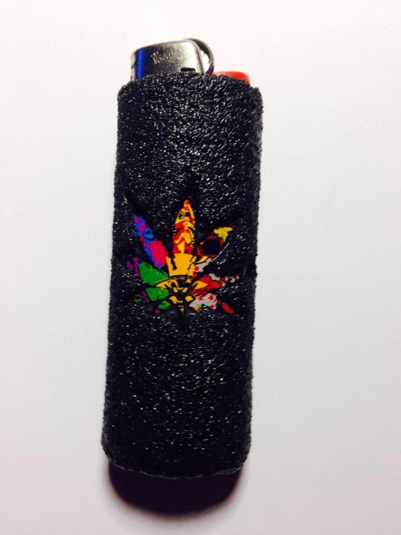 Handmade ICP joker card Marijuana Leaf Lighter Case by LotLighters