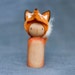 rustic fox peg dolls