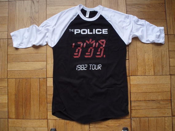 the police concert shirts