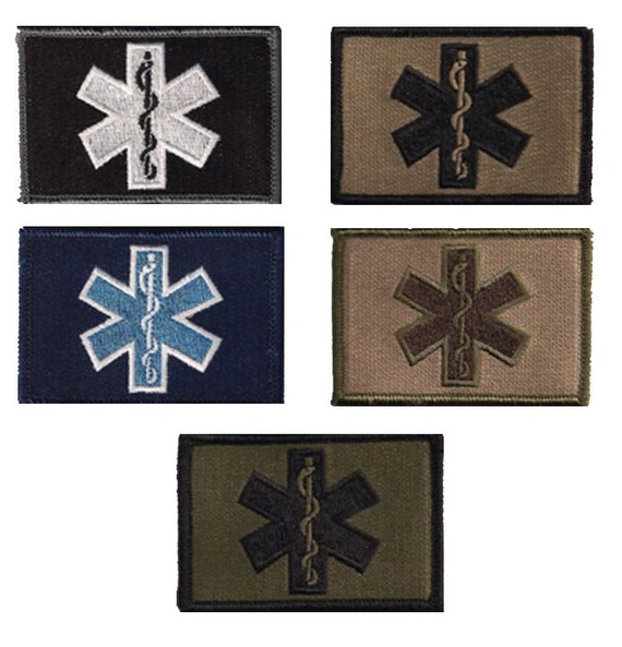 Tactical Emt Medical Patch Velcro 2x3 Sized By Kmoutfitters