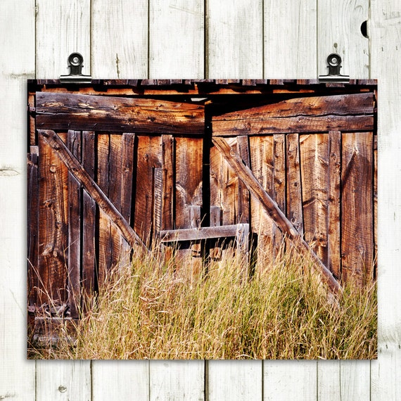 Barn Doors rustic wall art fine art by AnnieBaileyPhoto on Etsy