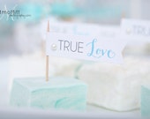 Instant Download - True Love Cupcake Flags - DIY Printable - As seen on Wedding Chicks Il_170x135