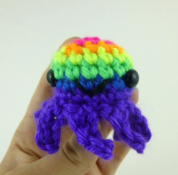 rainbow octopus plush