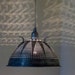 Industrial Lace colander pendant light - plug in or hard wire