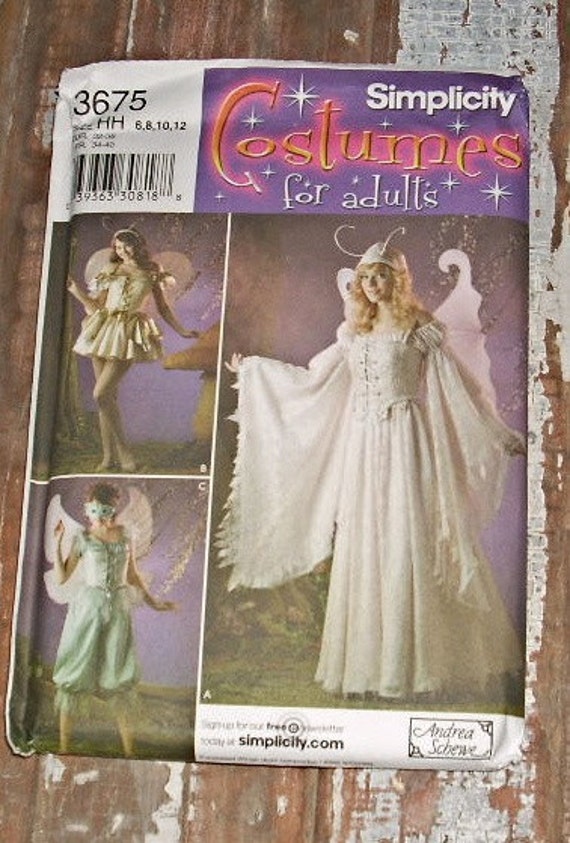 Pattern Fairy Angel Elf Women Costume Simplicity by WestbrookFarm