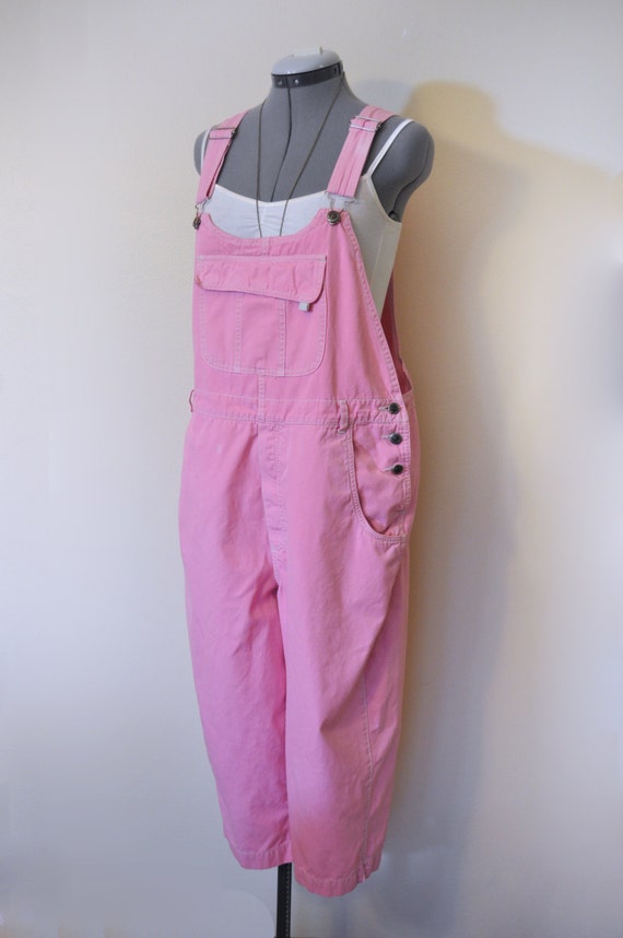 pink overall pants