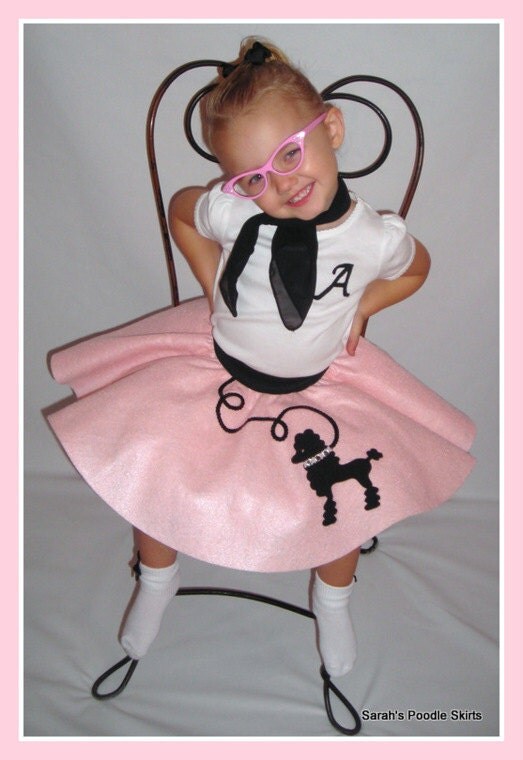 Adorable Toddler Custom Made LuLu poodle skirt Your choice of