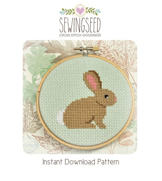 Bunny Cross Stitch Pattern Instant Download