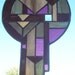 HANDMADE STAINED GLASS - Stained Glass Dreamcatcher, Stained Glass Panel, Stained Glass Suncatcher, Large Suncatcher, Stained Glass Decor