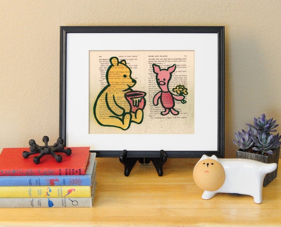 Winnie the Pooh and Piglet LitKids Print