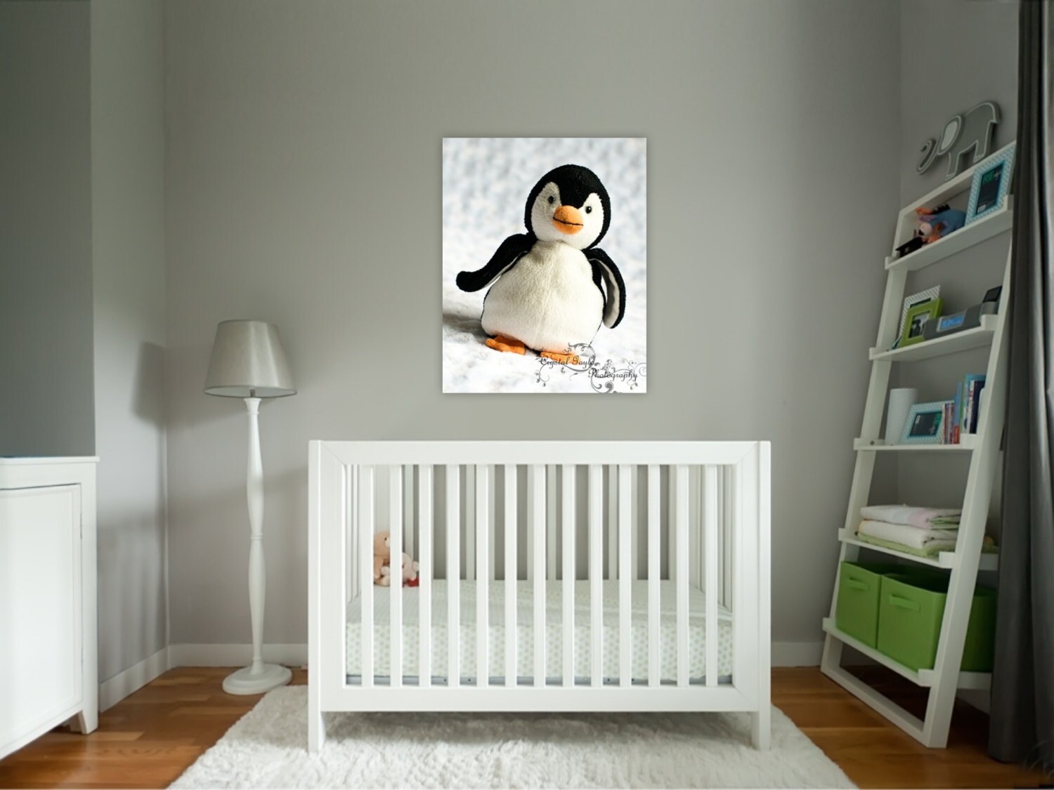 Penguin Print Baby Nursery Decor Toddler Bedroom Art