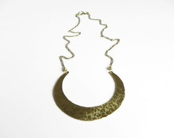 Crescent Moon necklace, Leah Moon Necklace