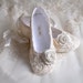 silver ballet flats for wedding