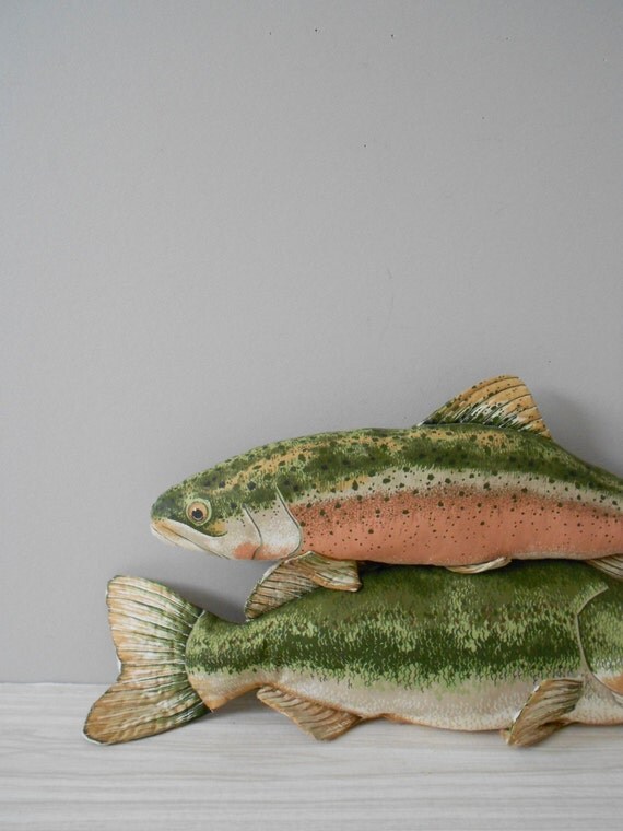 stuffed bass fish toy