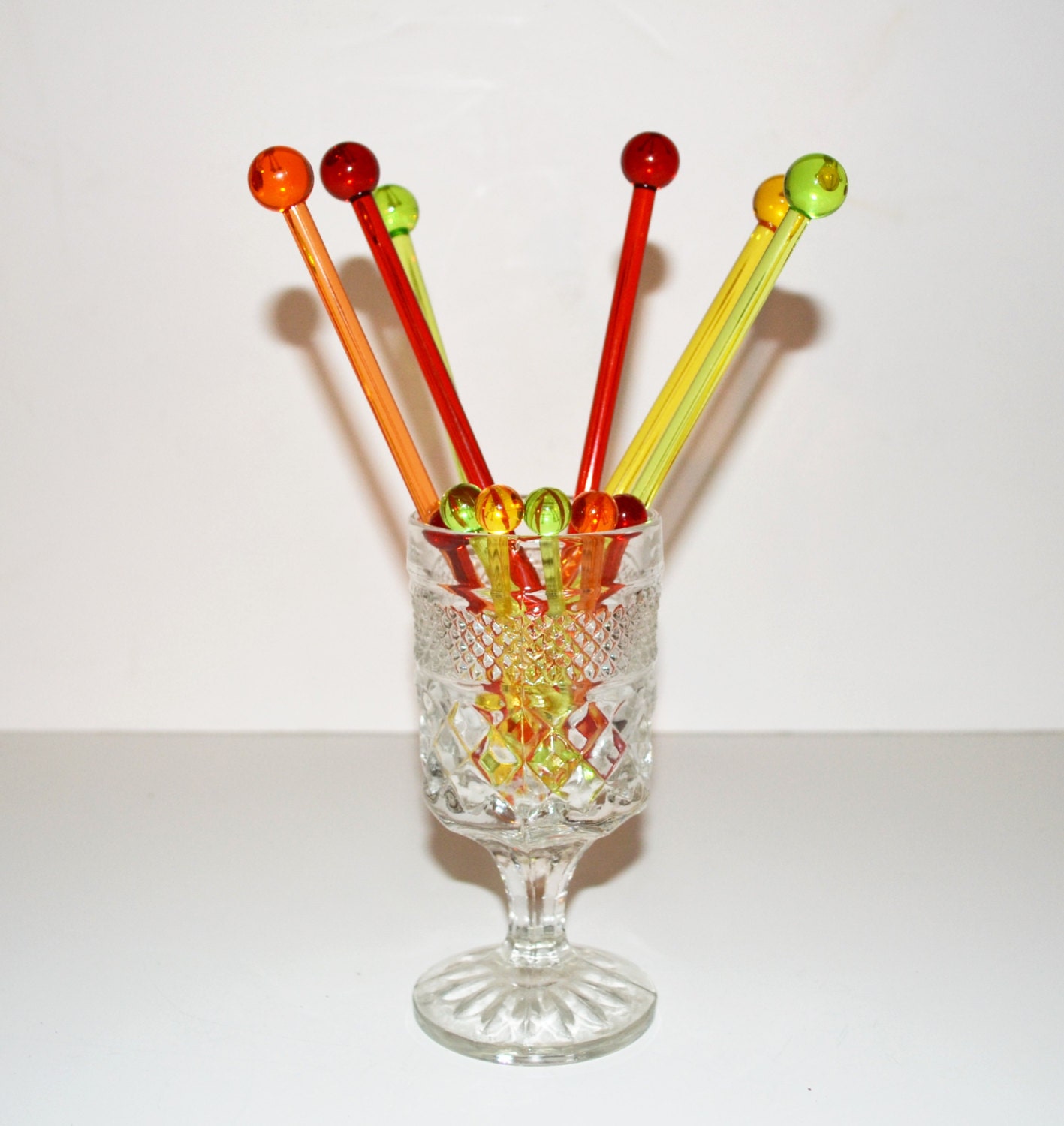 Vintage Swizzle Sticks Stir Sticks Party Toothpicks Set of 12