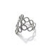 Size 5, simple geometric style jumpring circle ring in grey, moderne delicate style, durable plastic surface, SALE 50%