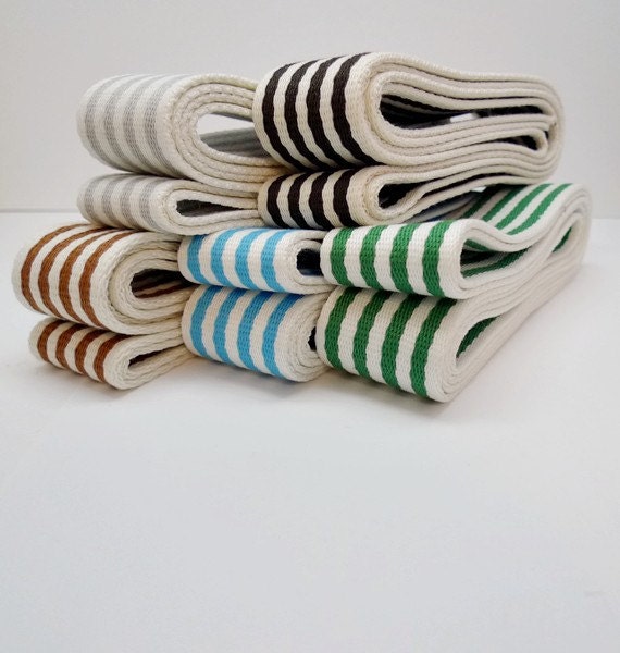Tote Bag Handles bing Cotton Stripes by aFabricDay on Etsy