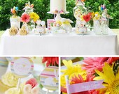 EASTER Printable Set - Includes Cupcake Toppers, Favor Tags, Candy Wrappers, Party Sign and more Il_170x135
