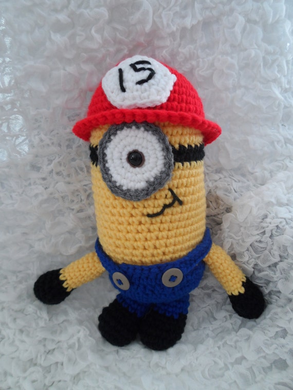 fireman minion toy