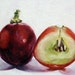 Oil Painting, Still Life Painting, Fruit Art, Grapes, Wine Lovers, 5x7 Painting, Small Painting