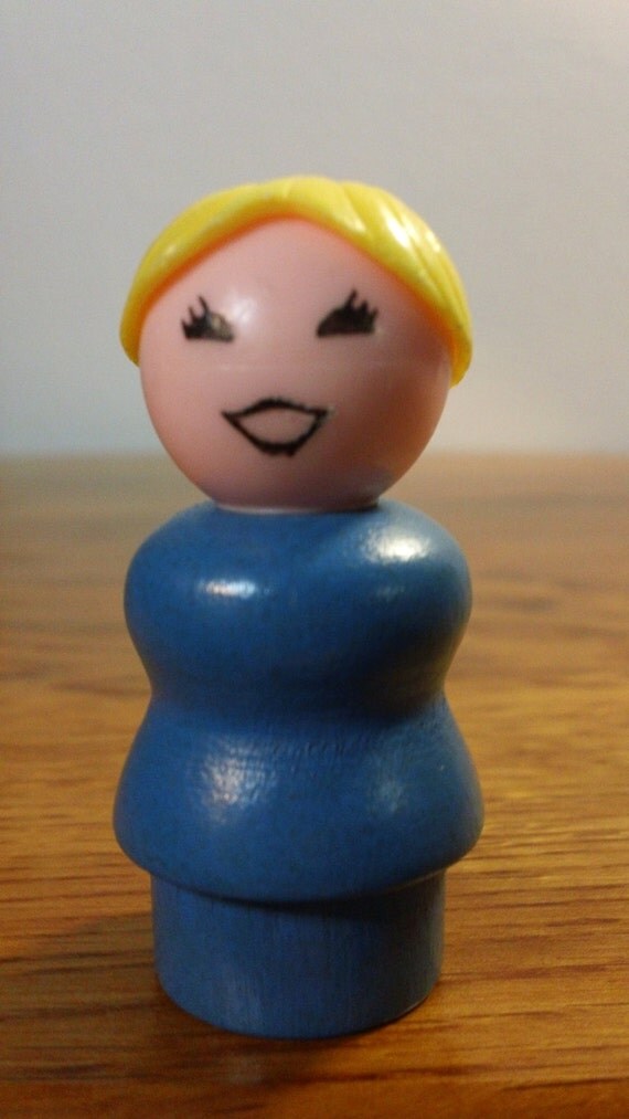 Vintage 1970's Fisher Price Little People Toy Figure