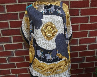 Vintage Hermes Scarf - 100% Silk