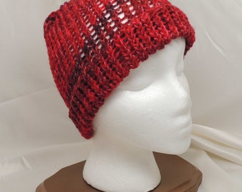 fuzzy orange hat
