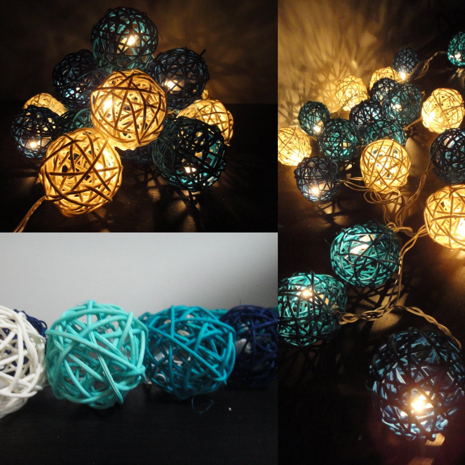 diy light decorations indoor battery powered led bulbs 20 mixed blue sky rattan balls diy light decorations indoor battery powered led bulbs 20 mixed blue sky rattan balls