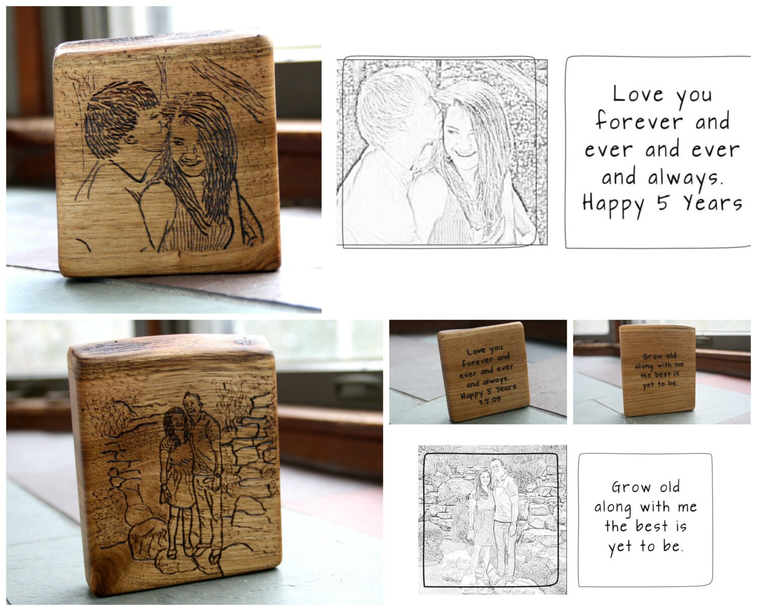 Personalized art gifts Rustic Wood Custom by rusticcraftdesign