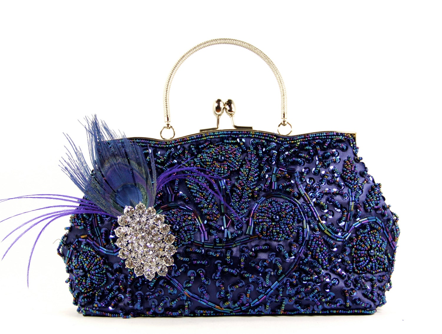 Beaded evening bag