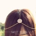 Gold Chain Headpiece, Chain Headband, Bohemian, Vintage