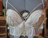 Golden Butterfly Rave Bra 36B one of a kind