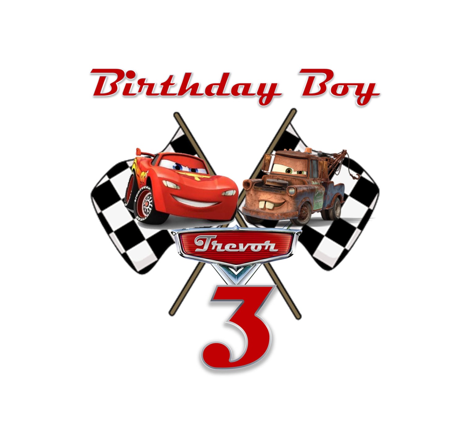 Download Disney Cars Birthday Shirt McQueen and Mater by funfashionsetc