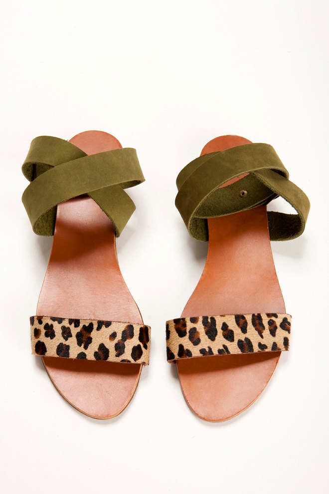 Sale 30% off Summer Olive green straps sandals boho strappy