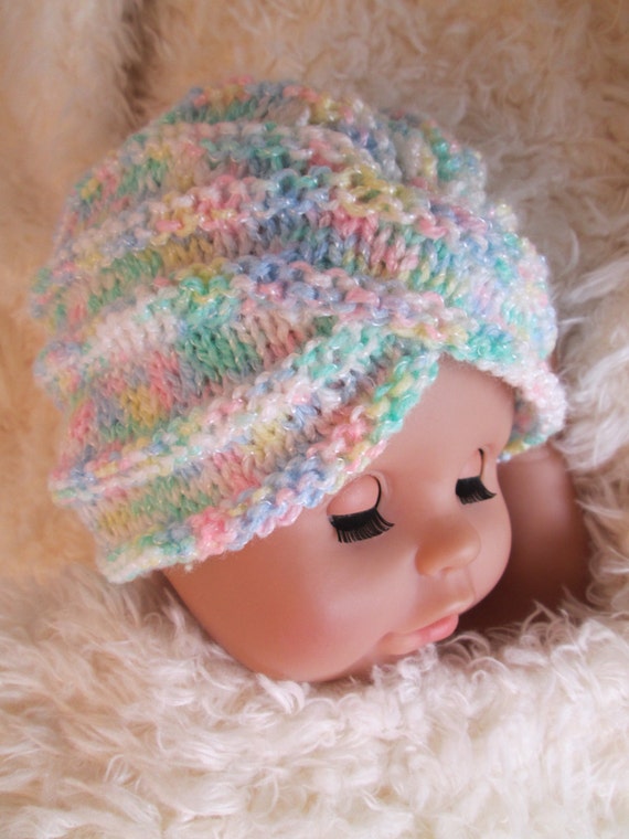 Baby girl turban Crochet Baby turban hat Crochet baby Hat knit