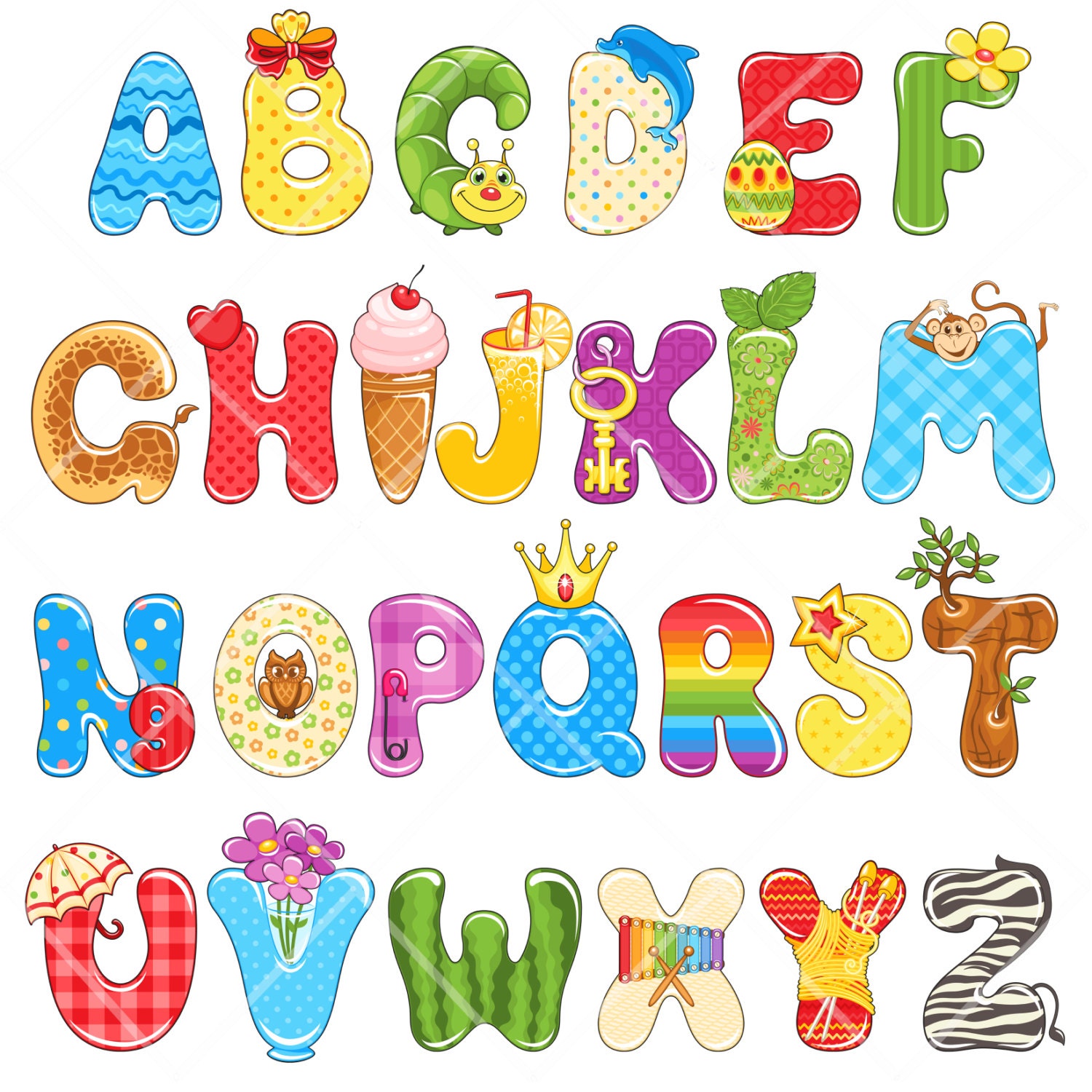 clip art numbers and letters - photo #46