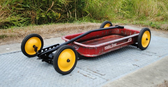 Low Rider Flyer Original OOAK Lowered Radio Flyer by AOCollective