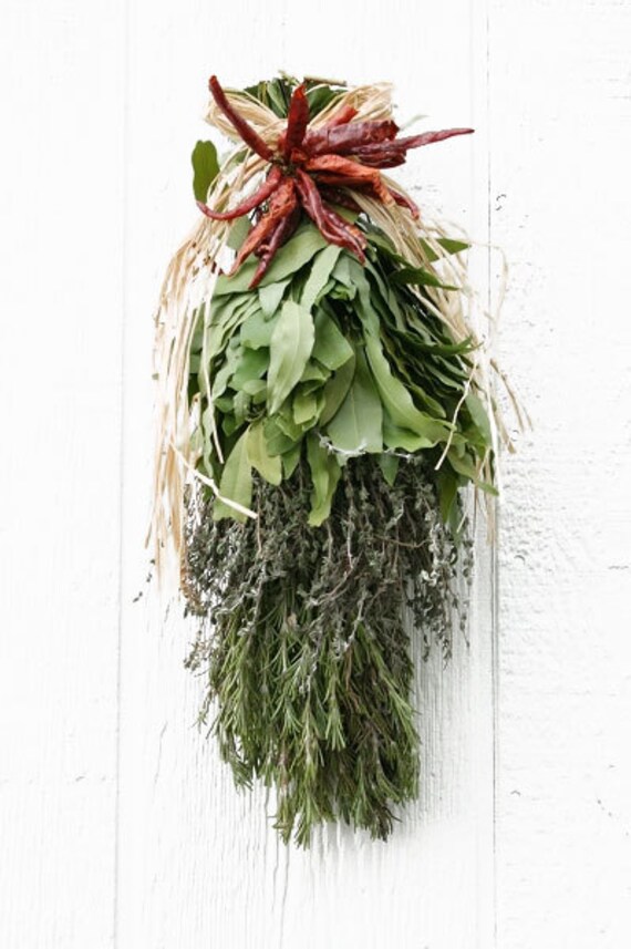 Three Herb Swag with Bay Leaf